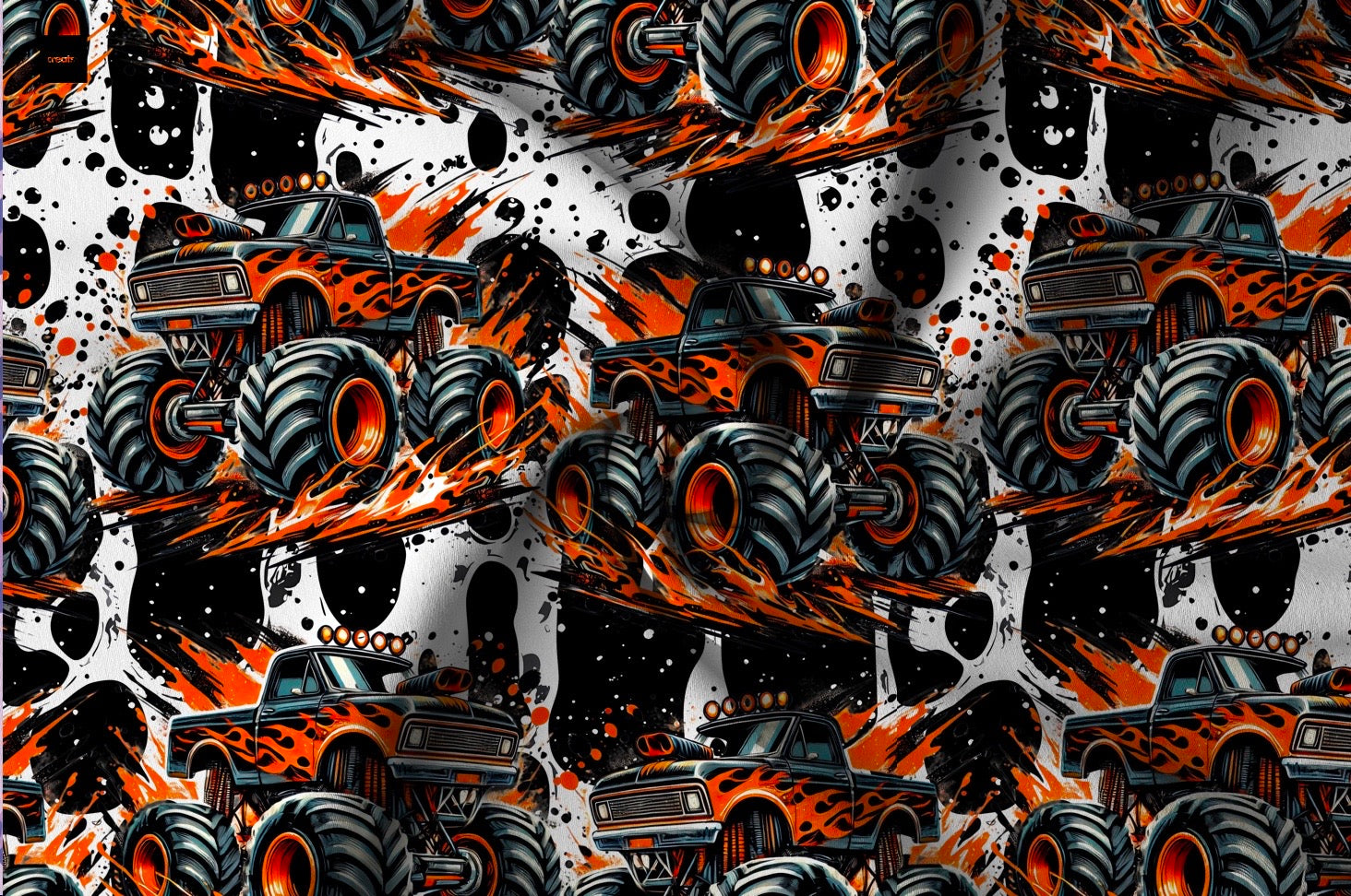 Orange Monster Truck Dauervorbestellung